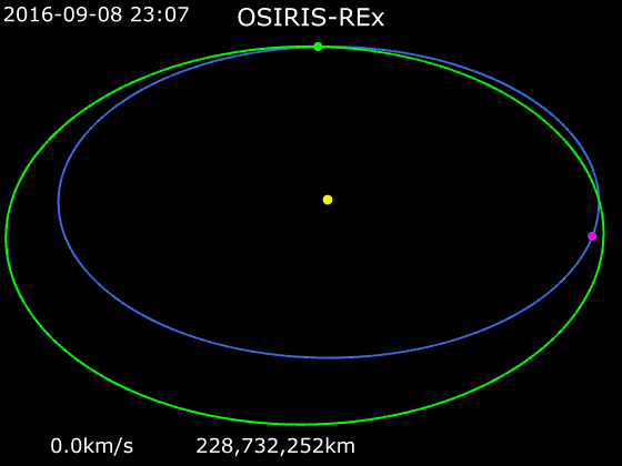 NASA announces OSIRIS-REx sample-collection site