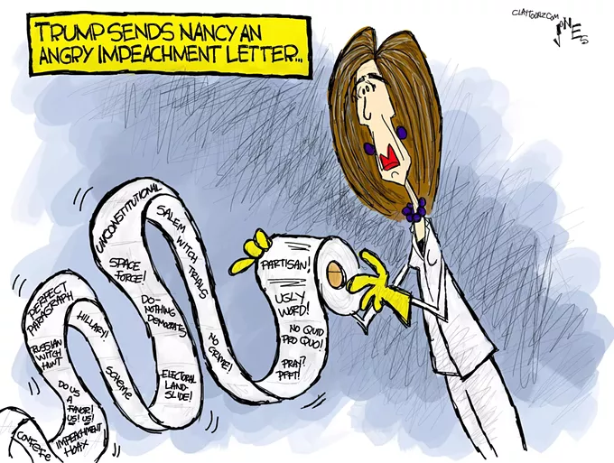Claytoon of the Day: Trump, Slow Your Roll