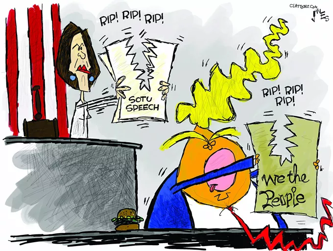 Claytoon of the Day: Ripping Trump A New One