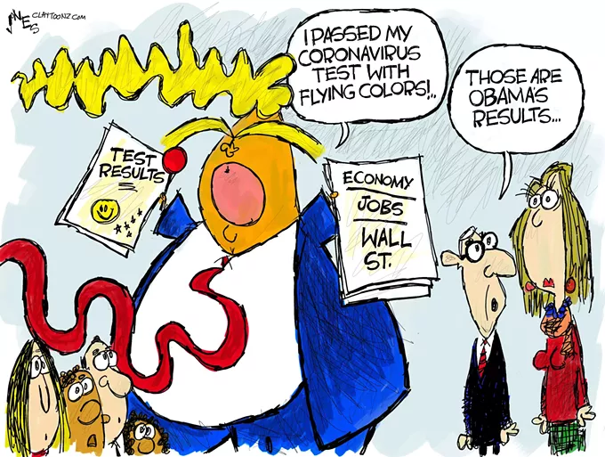 Claytoonz: Trump Takes A Test