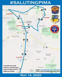 Davis-Monthan Hosting Flyover to Honor Healthcare and First Responders Thursday (2)