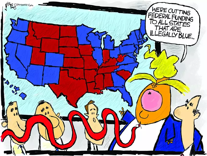Claytoonz: Blue State, Red State, Corrupt State