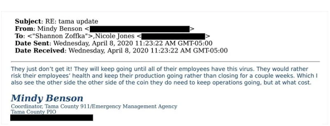 Emails Reveal Chaos as Meatpacking Companies Fought Health Agencies Over COVID-19 Outbreaks in Their Plants