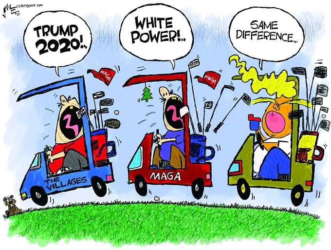 Claytoonz: Trump's White Power