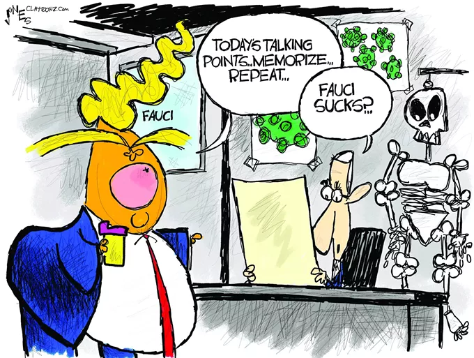Claytoonz: Trump V. Fauci