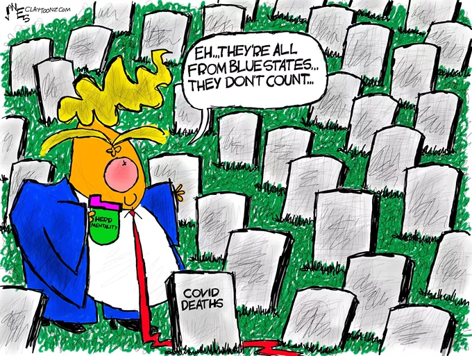Claytoonz: Blue State, Red State, Trump State, Dead State