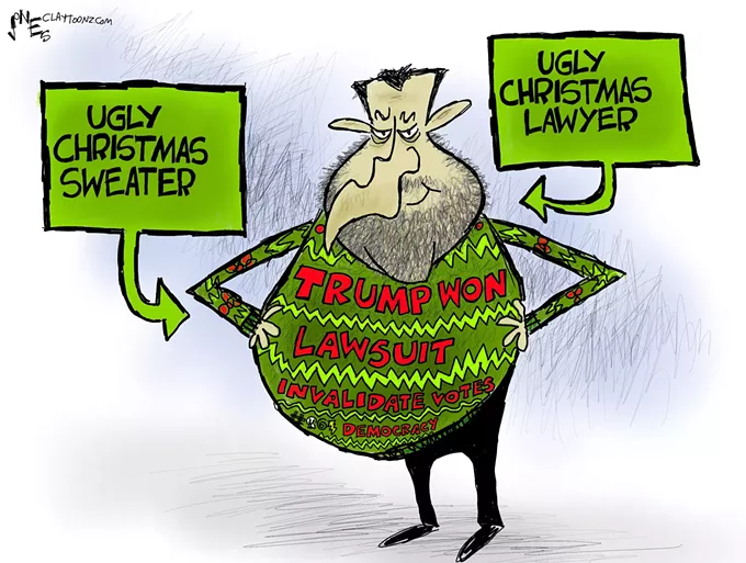 Claytoonz: Ugly Christmas Lawyer