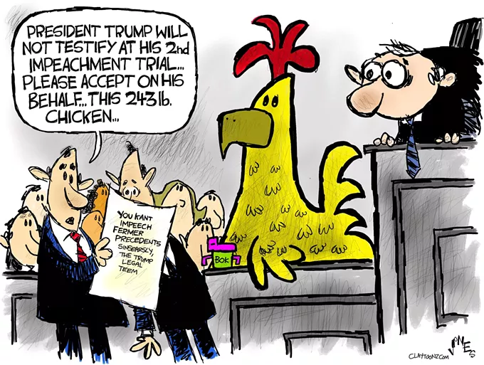 Claytoonz: Impeach This Chicken