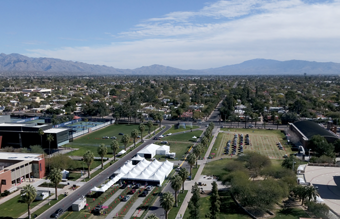 UA Opens as State-Run POD, Appointments Booked Through February