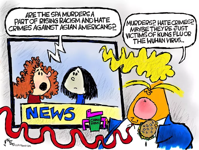 Claytoonz: Hate Crime Trump