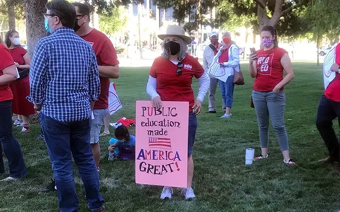 Bill would cut voter-approved education funds, school supporters say