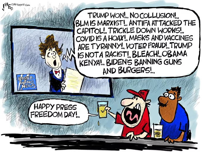 Claytoonz: World Press Freedom Day, 2021