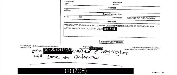 Documents Show Trump Officials Used Secret Terrorism Unit to Question Lawyers at the Border