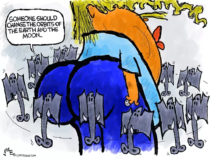 Claytoonz: Orbiting Moons and Asteroids