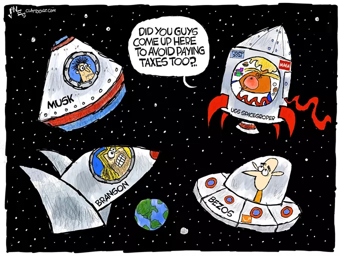 Claytoonz: Billionaires In Space