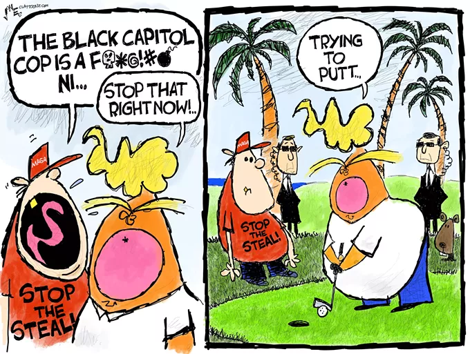 Claytoonz: Racist Putz With Putter
