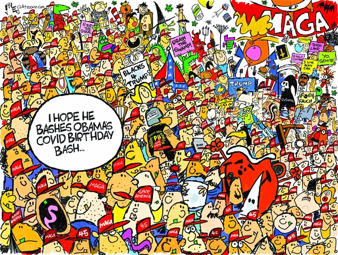 Claytoonz: Trump Bash Super Spreader