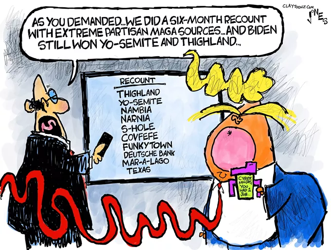 Claytoonz: Trump's Recount Disaster