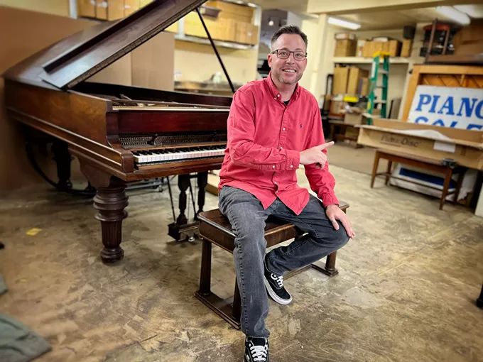 The piano, man
