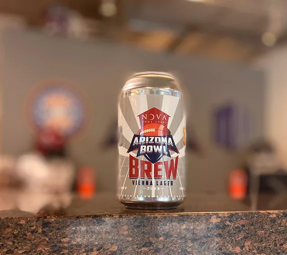 Yes, Tucson’s bowl game has its own commemorative beer, courtesy of Barrio Brewing Company.