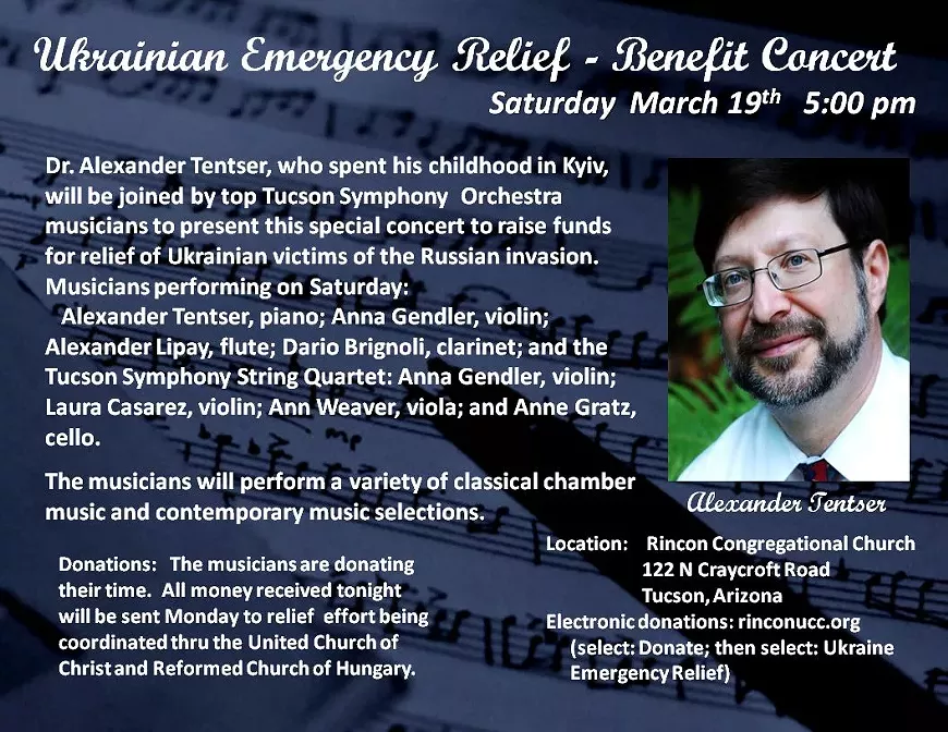 Ukraine Emergency Relief - Benefit Concert