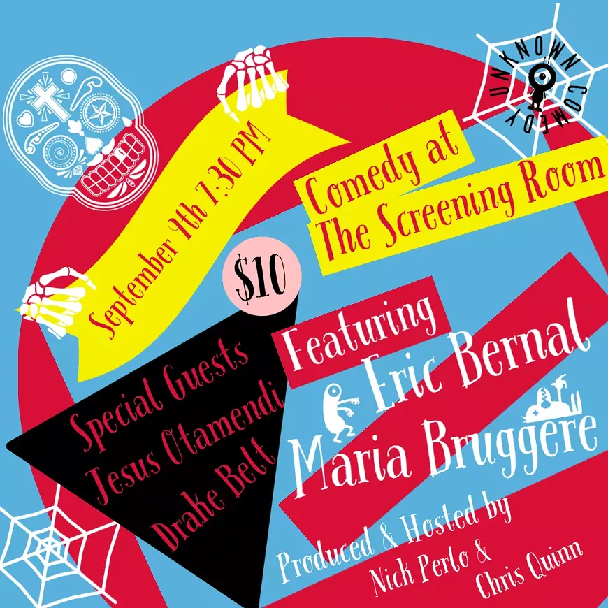 Unknown Comedy Presents: Comedy at The Screening Room!