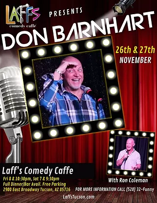Image: Vegas Comedian Don Barnhart Returns To Laffs For Thanksgiving Weekend