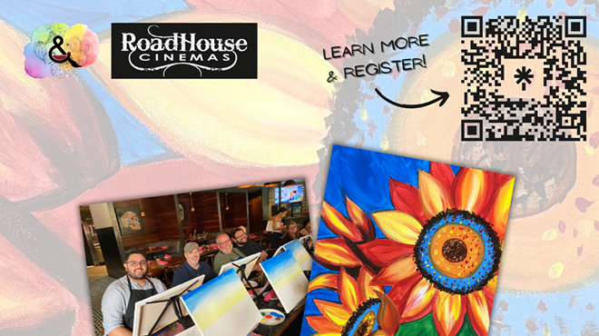 Image: Vibrant Sunflower Paint and Sip at Roadhouse Cinemas