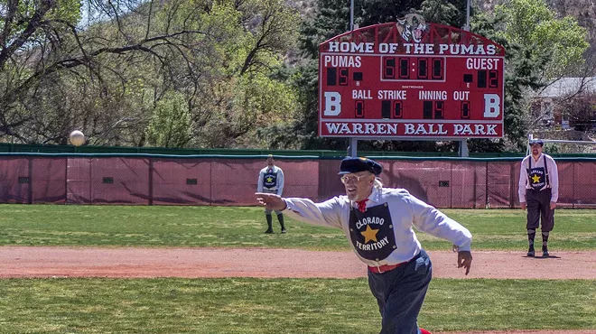 Image: Vintage baseball slides into Bisbee