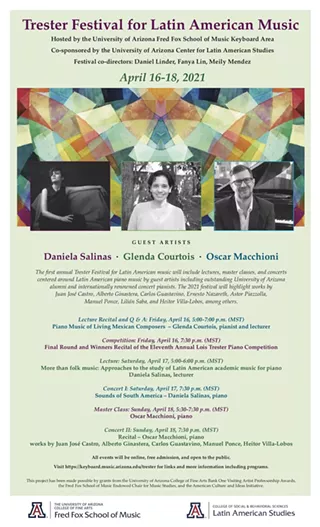 Image: (Virtual) Trester Festival for Latin American Piano Music