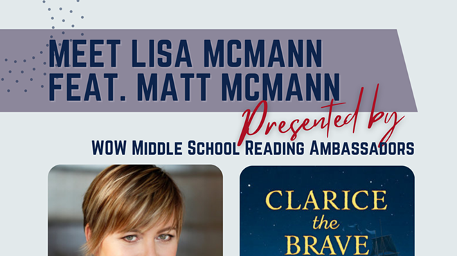 Image: WOW Middle School Reading Ambassadors Present Lisa McMann