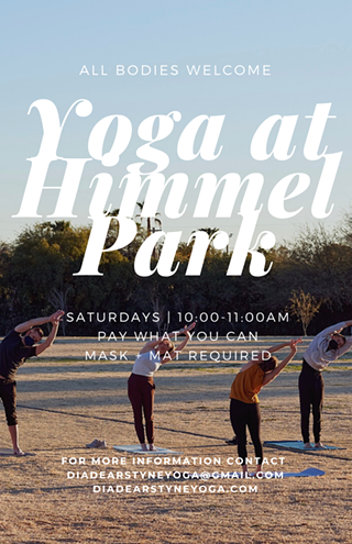 Image: Yoga at Himmel Park with Dia Dearstyne